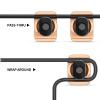 Bontok Pressure Switch Cable Guides, Light Pressure Switch Cable Clips -8 Pack(Tan) view 3