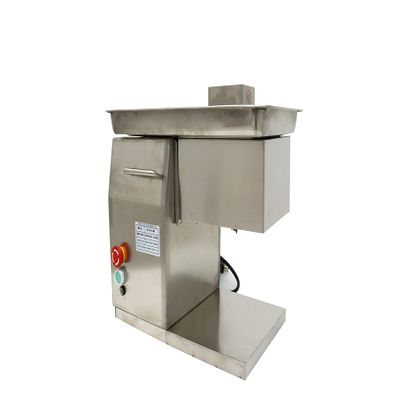 INTSUPERMAI 5mm Meat Slicer Commercial Meat Cutter Machine QX Chimney Type Feed Inlet Food Slicer Meat Cutting Machine Meat Slicer for Beef Pork 250Kg/Hour 110V