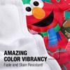 LOGOVISION Sesame Street Furry Friends Forever Lightweight Baby Blanket, 30"X40", Elmo Abby Wreath Unisex for Infants Girls & Boys view 2
