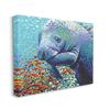 Stupell Industries Underwater Manatee Impressionist Canvas Wall Art, Design by Carolee Vitaletti view 2