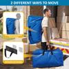 12 Pack Heavy Duty Extra Large Moving Bags with Backpack Straps & Large Vacuum Storage Bags Moving Supply Combo, Moving Totes with Handles & Zippers for Space Saving, Fold Flat, Includes Vacuum Bags view 4
