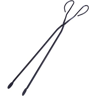 Long Reach BBQ Tong Outdoor Cleaning Picker Portable Charcoal Clamp for Fire Pit Camping Firewood Holder for Hiking Style