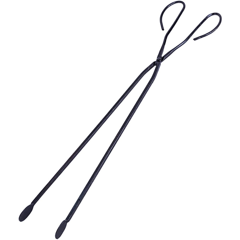 Long Reach BBQ Tong Outdoor Cleaning Picker Portable Charcoal Clamp for Fire Pit Camping Firewood Holder for Hiking Style
