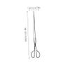 Long Reach BBQ Tong Outdoor Cleaning Picker Portable Charcoal Clamp for Fire Pit Camping Firewood Holder for Hiking Style view 2