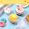 200 Pcs Aluminum Foil Cupcake Baking Cups 4.2 oz Disposable Ramekins Cupcake Liners Dessert Cups with Lids Mini Cake Pans Holders Mini Cheesecake Container for Party(Black, Gold) view 4