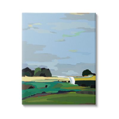 Stupell Industries Flowing Stream Rural Landscape Canvas Wall Art, Design by Nikita Jariwala