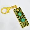 Fengshuibringluck Emerald Pagoda Keychain With Om Ah Hum Amulet Gift - Hanging Religious Ornament - Wood - New Year view 4