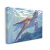 Stupell Industries Deep Ocean Sea Turtle Canvas Wall Art, Design by Ziwei Li view 2
