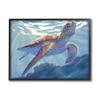 Stupell Industries Deep Ocean Sea Turtle Framed Wall Art, Design by Ziwei Li view 1