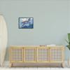 Stupell Industries Deep Ocean Sea Turtle Framed Wall Art, Design by Ziwei Li view 2
