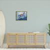Stupell Industries Deep Ocean Sea Turtle Floating Framed Wall Art, Design by Ziwei Li view 3