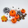 50pcs Artificial Mini Pumpkin Autumn Fall Wreath Decorations, Autumn Fall Artificial Pumpkins Decoration Fake Mini Pumpkin for Thanksgiving Table Christmas Decoration Home Decor view 3
