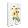 Stupell Industries Buzzing Bees Flower Blossom Canvas Wall Art, Design by Lucille Price view 2