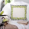 T&H XHome Throw Pillow Covers Summer Lemon Black White Buffalo Plaid Soft Decorative Throw Pillowcase Indoor/Outdoor Square Pillow Cover Cushion Case for Couch Sofa Bedroom Car (18in x 18in) view 3