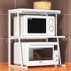 ORPAGU Microwave Shelf CountertopKitchen Counter Top Organizer Stand Metal Microwave Shelf Kitchen Utensils Tableware Storage of Easy Installation LYWY view 1