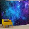 Apdidl Extra Large Galaxy Space Tapestry for Bedroom Aesthetic 118'' X 98'' Blue Starry Sky Stars Universe Tapestry Mysterious Nebula Wall Hanging Backdrop Decor for Bedroom Living Room view 1