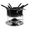 1set Chocolate Cheese Melting Pot Non-stick Stainless Steel Melting Stove for Fondue Baking Utensil for Home Restaurant Parties view 1