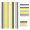 3 Piece Bath Towel Set, Geometry Stripe Yellow Gray White Pattern Luxury Towels Set for Bathroom Soft Bath Shower Towels Absorbent Bathroom Towels Set ( 1 Bath Towel, 1 Hand Towel, 1 Washcloth ) view 1