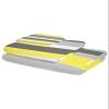 3 Piece Bath Towel Set, Geometry Stripe Yellow Gray White Pattern Luxury Towels Set for Bathroom Soft Bath Shower Towels Absorbent Bathroom Towels Set ( 1 Bath Towel, 1 Hand Towel, 1 Washcloth ) view 2