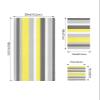 3 Piece Bath Towel Set, Geometry Stripe Yellow Gray White Pattern Luxury Towels Set for Bathroom Soft Bath Shower Towels Absorbent Bathroom Towels Set ( 1 Bath Towel, 1 Hand Towel, 1 Washcloth ) view 4