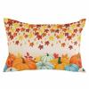 Pillow Covers 12x20 Inch Thanksgiving Maple Leaves Pumpkin Pattern Soft Brushed Microfiber Pillowcases with Hidden Zipper Closure Bed Pillow Shams for Bedroom Sofa Car view 1