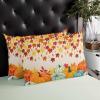 Pillow Covers 12x20 Inch Thanksgiving Maple Leaves Pumpkin Pattern Soft Brushed Microfiber Pillowcases with Hidden Zipper Closure Bed Pillow Shams for Bedroom Sofa Car view 4
