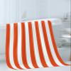 3 Piece Bath Towel Set, Orange and White Stripes Lines Luxury Towels Set for Bathroom Soft Bath Shower Towels Absorbent Bathroom Towels Set ( 1 Bath Towel, 1 Hand Towel, 1 Washcloth ) Minimalist Style view 3