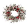 Regency International Frosted Mixed Ball Berry Pine Christmas Wreath, 24-inch Diameter, Holiday Season Decor view 1