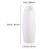homeemoh Nordic Style Plastic Vases Modern Ceramic Look Plastic Flower Vase for Centerpieces Table Decoration (A-White) view 3