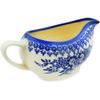Polmedia Polish Pottery Gravy Boat UNIKAT - Morning Frost Pattern Handmade in Boleslawiec Poland + Certificate of Authenticity view 2