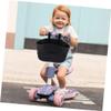 INOOMP 1pc Boy Girl Scooter Basket Plastic Hanging Bike Basket for Boy Girl Black Easy Attachment to Handlebar Convenient Storage for Scooters and view 4