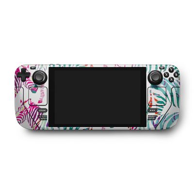 MightySkins Skin Compatible with Valve Steam Deck - Aqua Swirl | Protective, Durable, and Unique Vinyl Decal wrap Cover | Easy to Apply, Remove, and Change Styles | Made in The USA