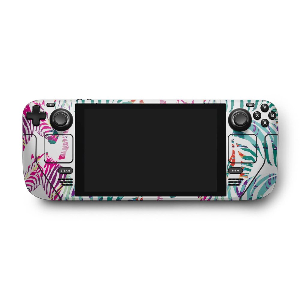 MightySkins Skin Compatible with Valve Steam Deck - Aqua Swirl | Protective, Durable, and Unique Vinyl Decal wrap Cover | Easy to Apply, Remove, and Change Styles | Made in The USA