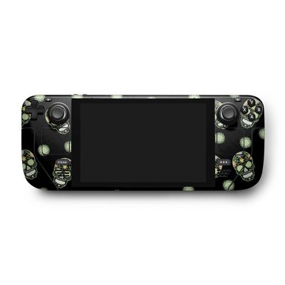 MightySkins Skin Compatible with Valve Steam Deck - Nighttime Skulls | Protective, Durable, and Unique Vinyl Decal wrap Cover | Easy to Apply, Remove, and Change Styles | Made in The USA