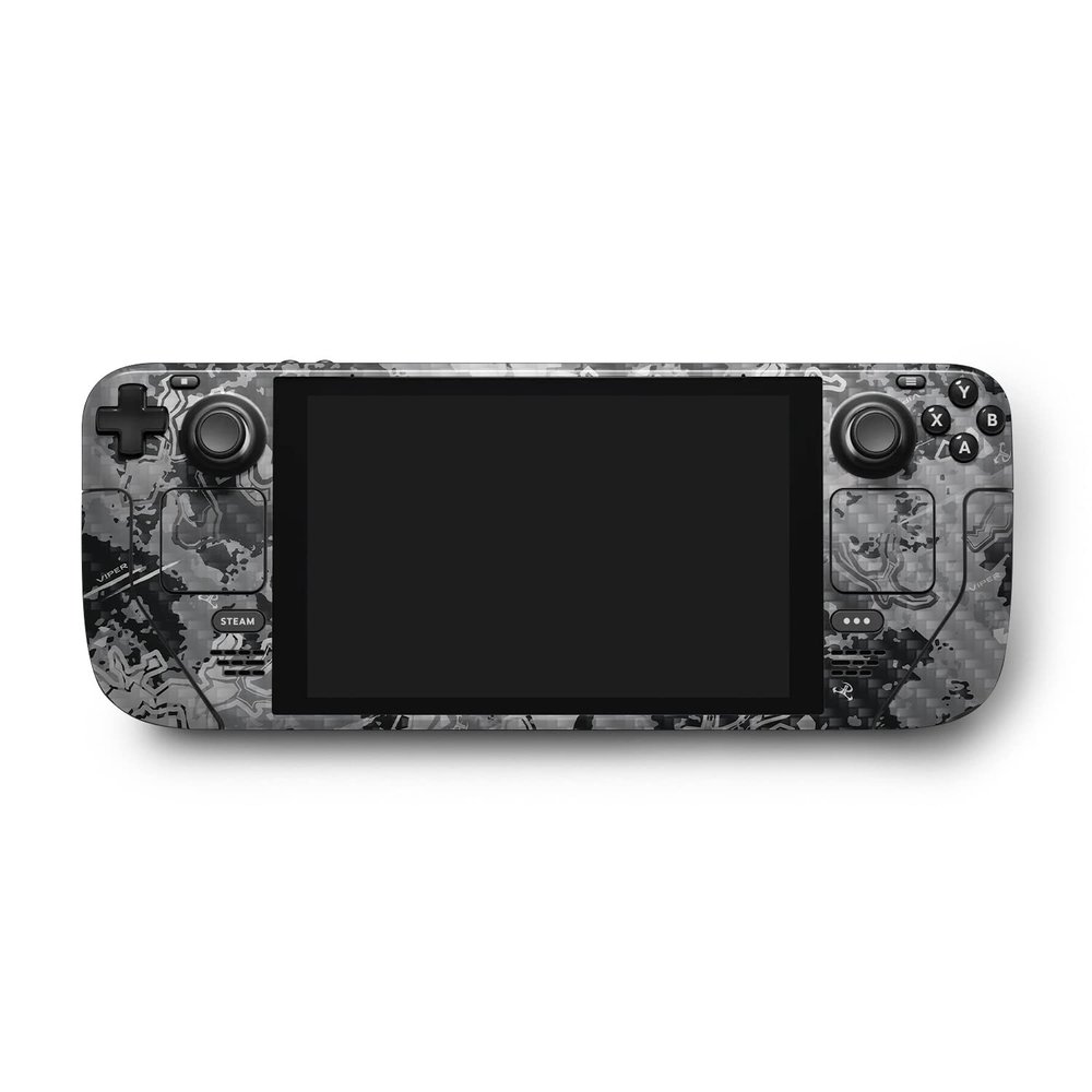 MightySkins Carbon Fiber Skin Compatible with Valve Steam Deck - Viper Urban | Protective, Durable Textured Carbon Fiber Finish | Easy to Apply, Remove, and Change Styles | Made in The USA