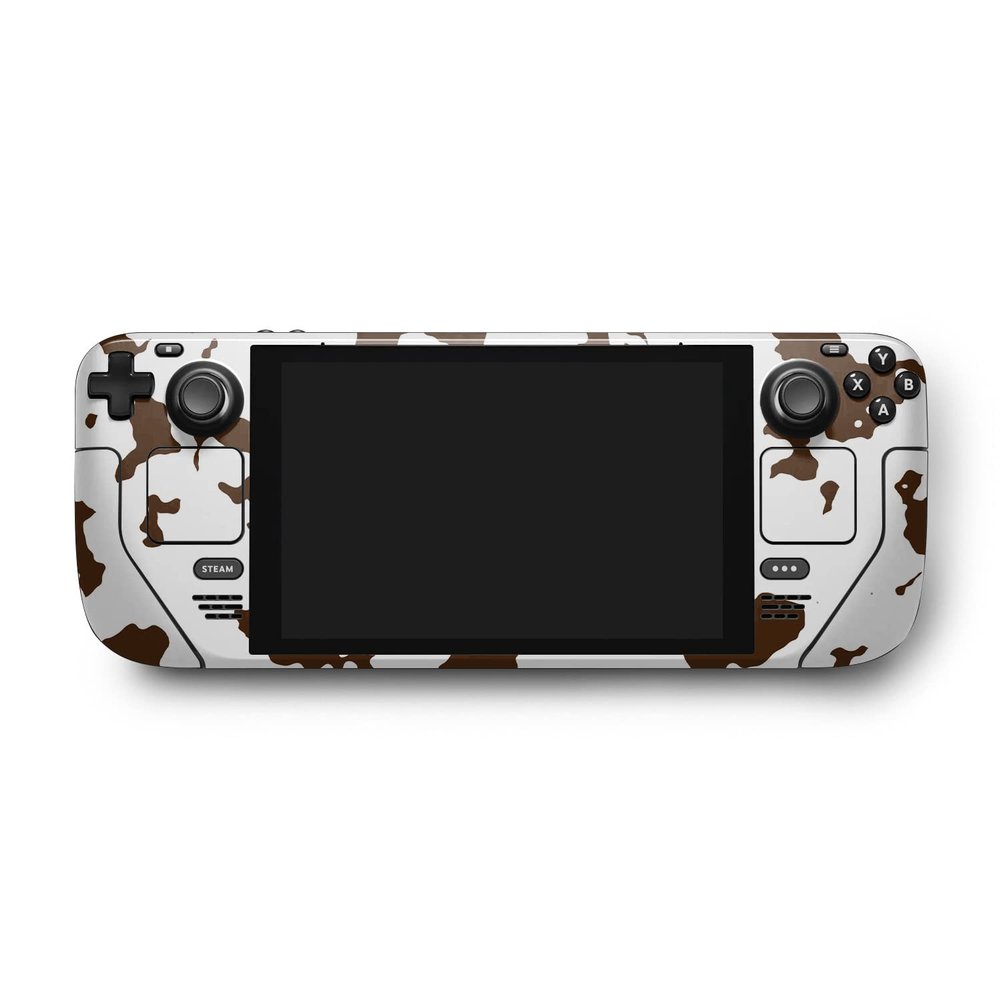 MightySkins Skin Compatible with Valve Steam Deck - Brown Cow | Protective, Durable, and Unique Vinyl Decal wrap Cover | Easy to Apply, Remove, and Change Styles | Made in The USA
