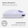 Bedgear Balance Performance Pillow  0.0 - Moisture Wicking Bed Pillow for All Sleep Positions - Medium Firmness Bed Pillow - Washable Removable Cover  20" W x 26" L x 4.75" H view 3