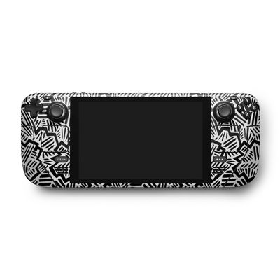 MightySkins Skin Compatible with Valve Steam Deck - Abstract Black | Protective, Durable, and Unique Vinyl Decal wrap Cover | Easy to Apply, Remove, and Change Styles | Made in The USA