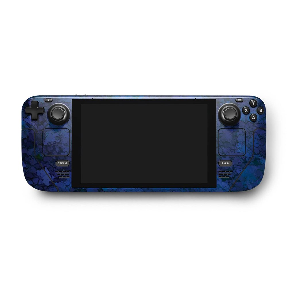 MightySkins Skin Compatible with Valve Steam Deck - Blue Ice | Protective, Durable, and Unique Vinyl Decal wrap Cover | Easy to Apply, Remove, and Change Styles | Made in The USA