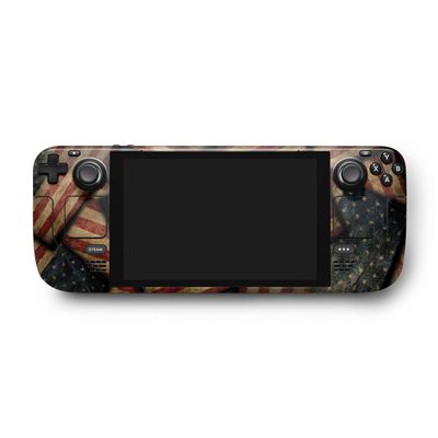MightySkins Skin Compatible with Valve Steam Deck - Vintage American | Protective, Durable, and Unique Vinyl Decal wrap Cover | Easy to Apply, Remove, and Change Styles | Made in The USA