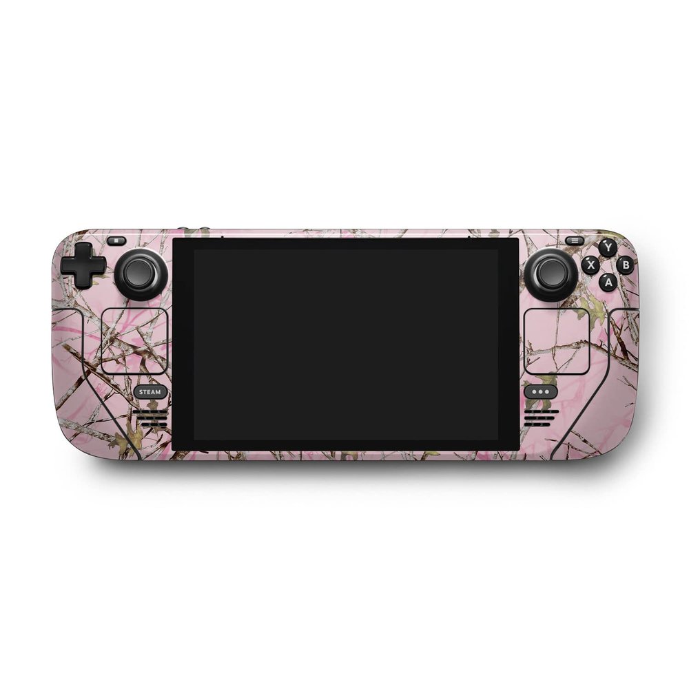 MightySkins Skin Compatible with Valve Steam Deck - Conceal Pink | Protective, Durable, and Unique Vinyl Decal wrap Cover | Easy to Apply, Remove, and Change Styles | Made in The USA
