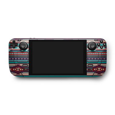 MightySkins Skin Compatible with Valve Steam Deck - Southwest Stripes | Protective, Durable, and Unique Vinyl Decal wrap Cover | Easy to Apply, Remove, and Change Styles | Made in The USA