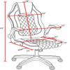Aon Archeus Ergonomic Gaming Office Chair  High-Back Racing-Style Gamer Seat w/Lumbar Support, Tilt Recline & Flip-Up Arms  Comfortable PC Chair  Black/Pink view 3