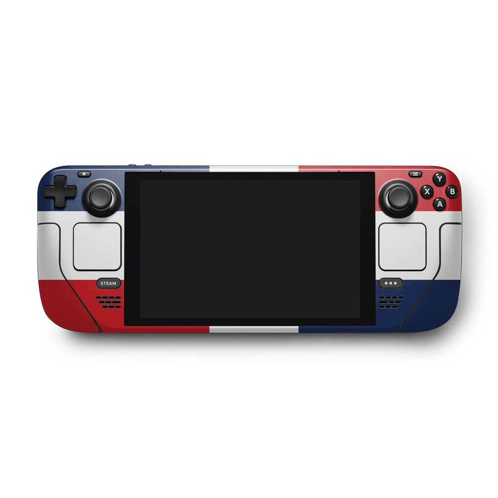 MightySkins Skin Compatible with Valve Steam Deck - Dominican Flag | Protective, Durable, and Unique Vinyl Decal wrap Cover | Easy to Apply, Remove, and Change Styles | Made in The USA
