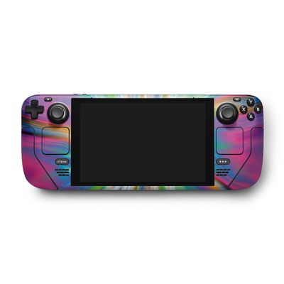 MightySkins Skin Compatible with Valve Steam Deck - Prismatic Vortex | Protective, Durable, and Unique Vinyl Decal wrap Cover | Easy to Apply, Remove, and Change Styles | Made in The USA
