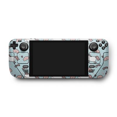 MightySkins Skin Compatible with Valve Steam Deck - Cute Unicorns | Protective, Durable, and Unique Vinyl Decal wrap Cover | Easy to Apply, Remove, and Change Styles | Made in The USA