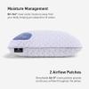 Bedgear Balance Cuddle Curve Performance Pillow - Size 0.0 - Moisture-Wicking Pillow for Side Sleepers - Medium Firmness Bed Pillow- Hypoallergenic, Washable Removable Cover - 20" W x 26" L x 4.75" H view 3