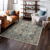Mohawk Home Bonilla Sky Blue 5' 3" x 8' Oriental Floral Area Rug Perfect for Living Room, Dining Room, Office view 1