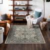 Mohawk Home Bonilla Sky Blue 5' 3" x 8' Oriental Floral Area Rug Perfect for Living Room, Dining Room, Office view 4