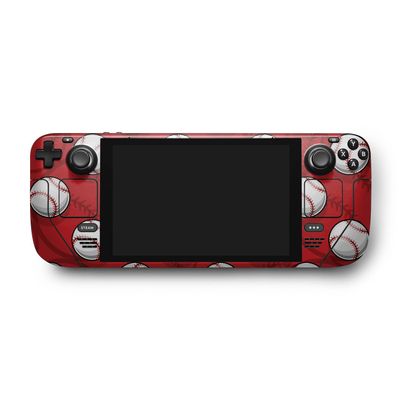 MightySkins Skin Compatible with Valve Steam Deck - Tiled Baseball | Protective, Durable, and Unique Vinyl Decal wrap Cover | Easy to Apply, Remove, and Change Styles | Made in The USA